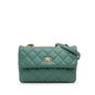 Chanel Gabrielle Lambskin Green Shoulder Bag