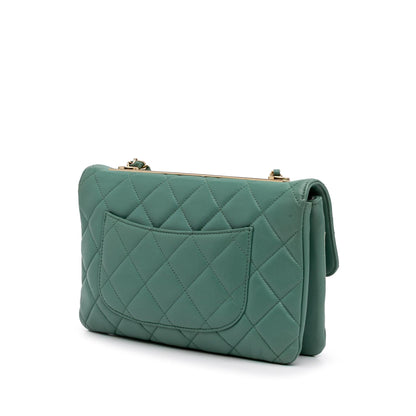 Chanel Gabrielle Lambskin Green Shoulder Bag