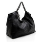 Chanel Quilted Leather CC Charm Hobo (SHF-15325) Shoulder Bag