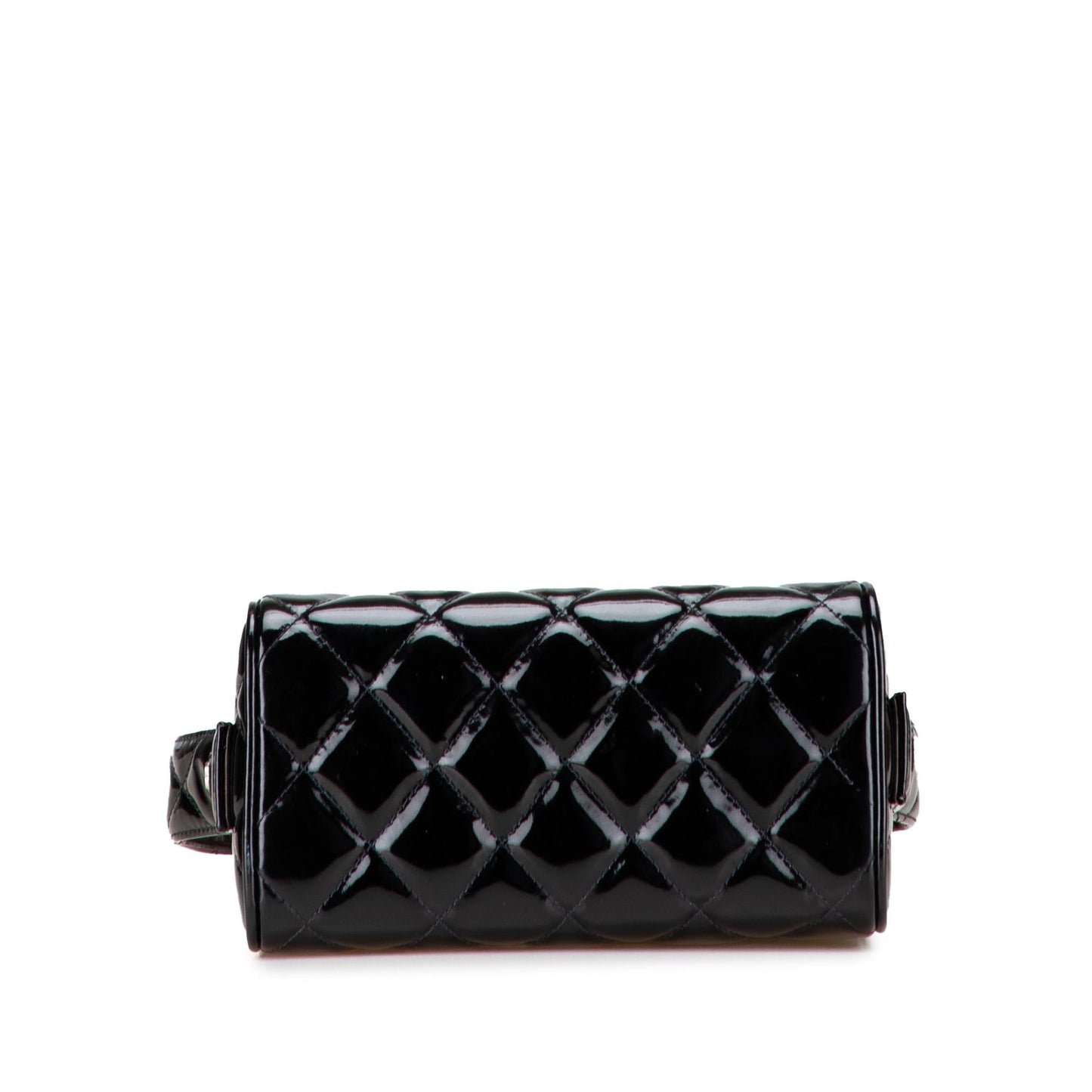 Chanel Quilted Patent Leather Box Handbag