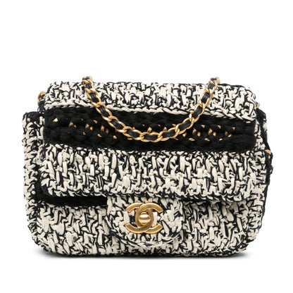Chanel Raffia Braided With Love Flap