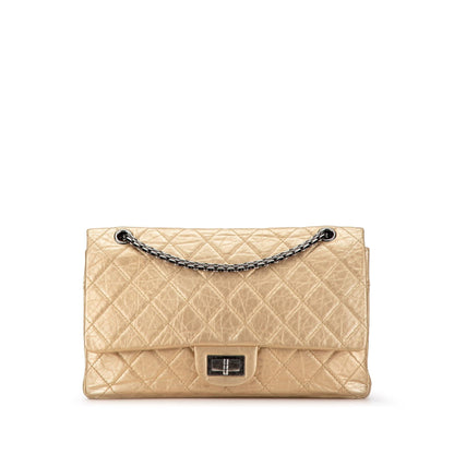 Chanel Reissue 2 55 Aged Calfskin Double Flap 227 Style 3