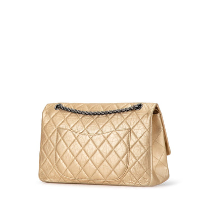 Chanel Reissue 2 55 Aged Calfskin Double Flap 227 Style 3