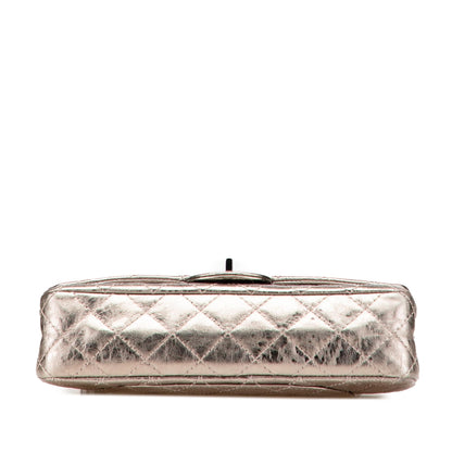 Chanel Reissue 2 55 Aged Metallic Calfskin Double Flap 225