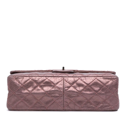 Chanel Reissue 2 55 Aged Metallic Calfskin Double Flap 226