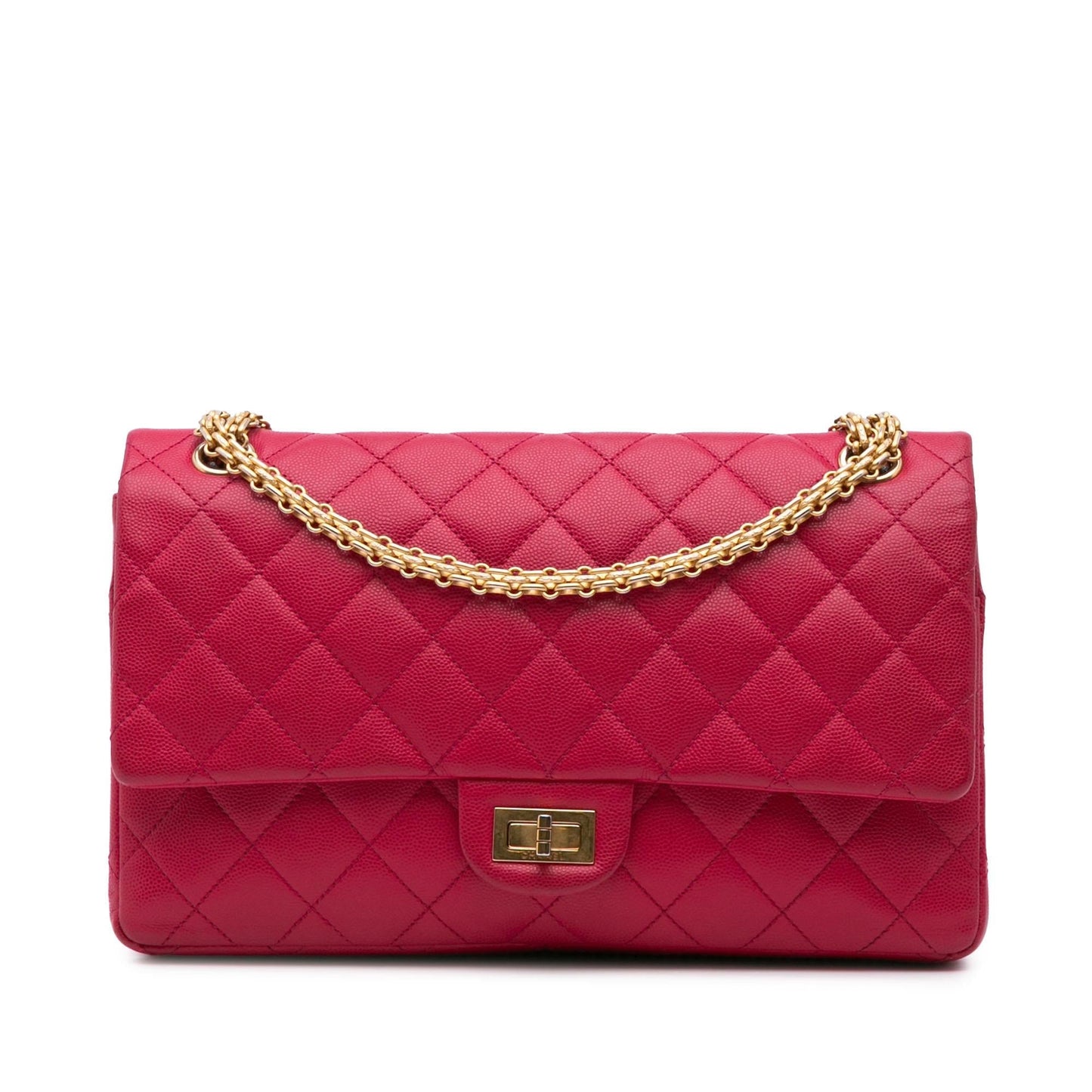 Chanel Reissue 2 55 Quilted Caviar Double Flap 226