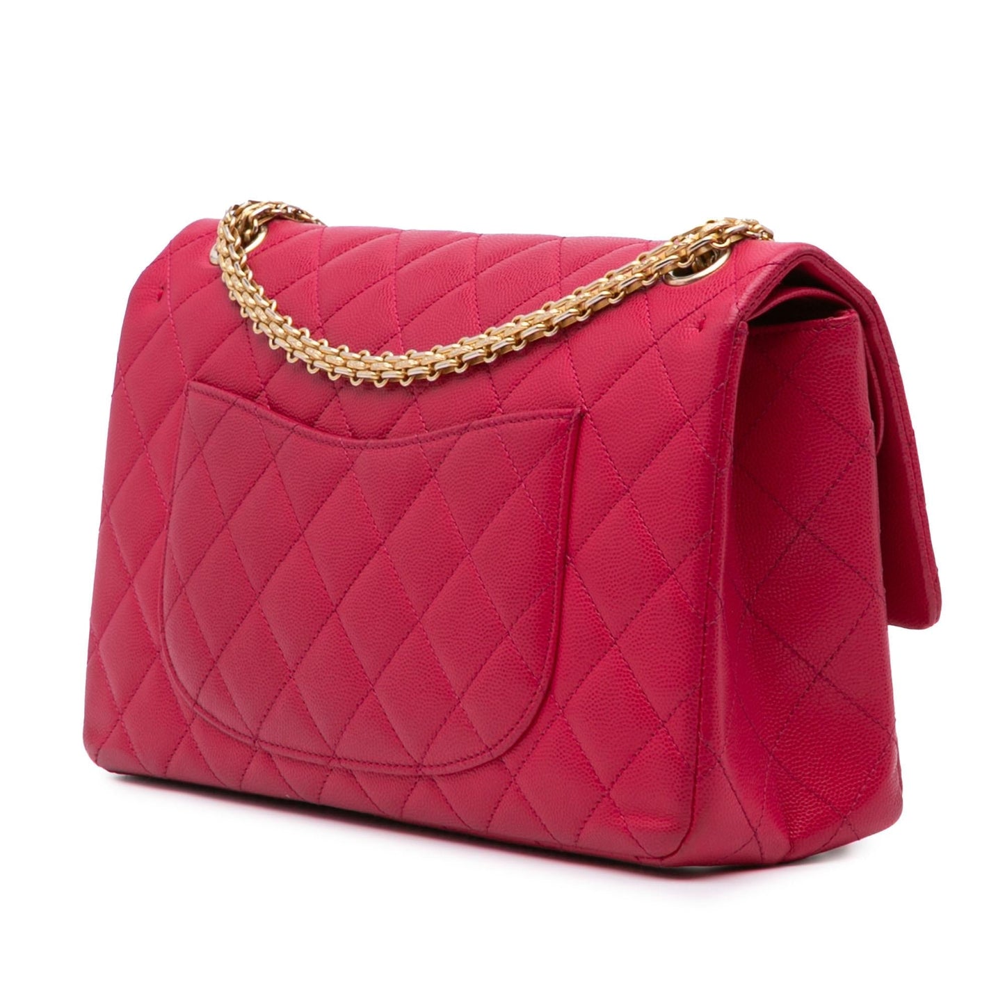 Chanel Reissue 2 55 Quilted Caviar Double Flap 226