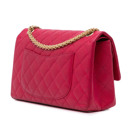 Chanel Reissue 2 55 Quilted Caviar Double Flap 226