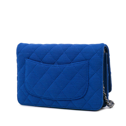Chanel Reissue 2 55 Quilted Jersey Wallet On Chain