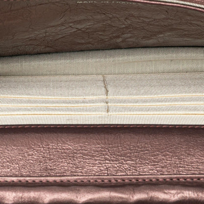 Chanel Reissue 2 55 Quilted Metallic Aged Calfskin Wallet On Chain