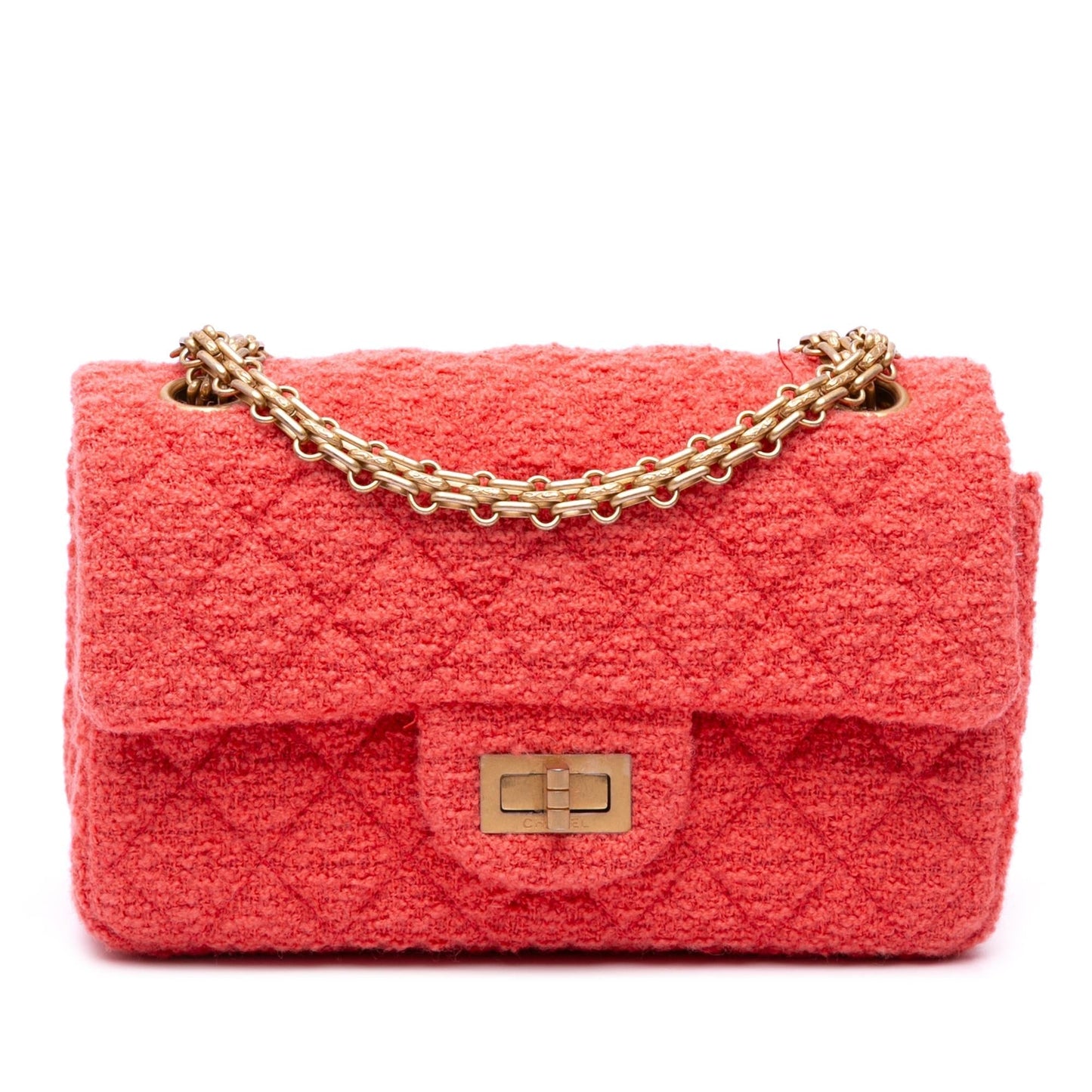Chanel Reissue 2 55 Quilted Tweed Single Flap 224