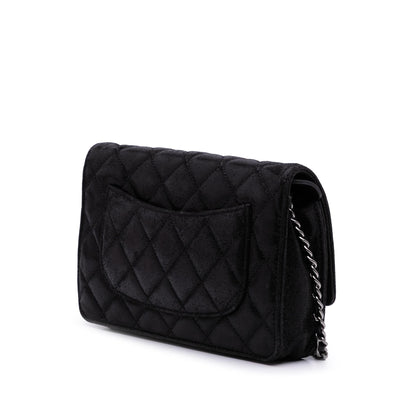 Chanel Sequined Goatskin Cc Crystal Wallet On Chain