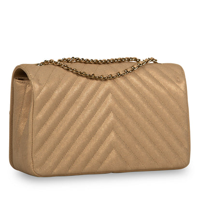 Chanel Iridescent Chevron Statement Flap Bag