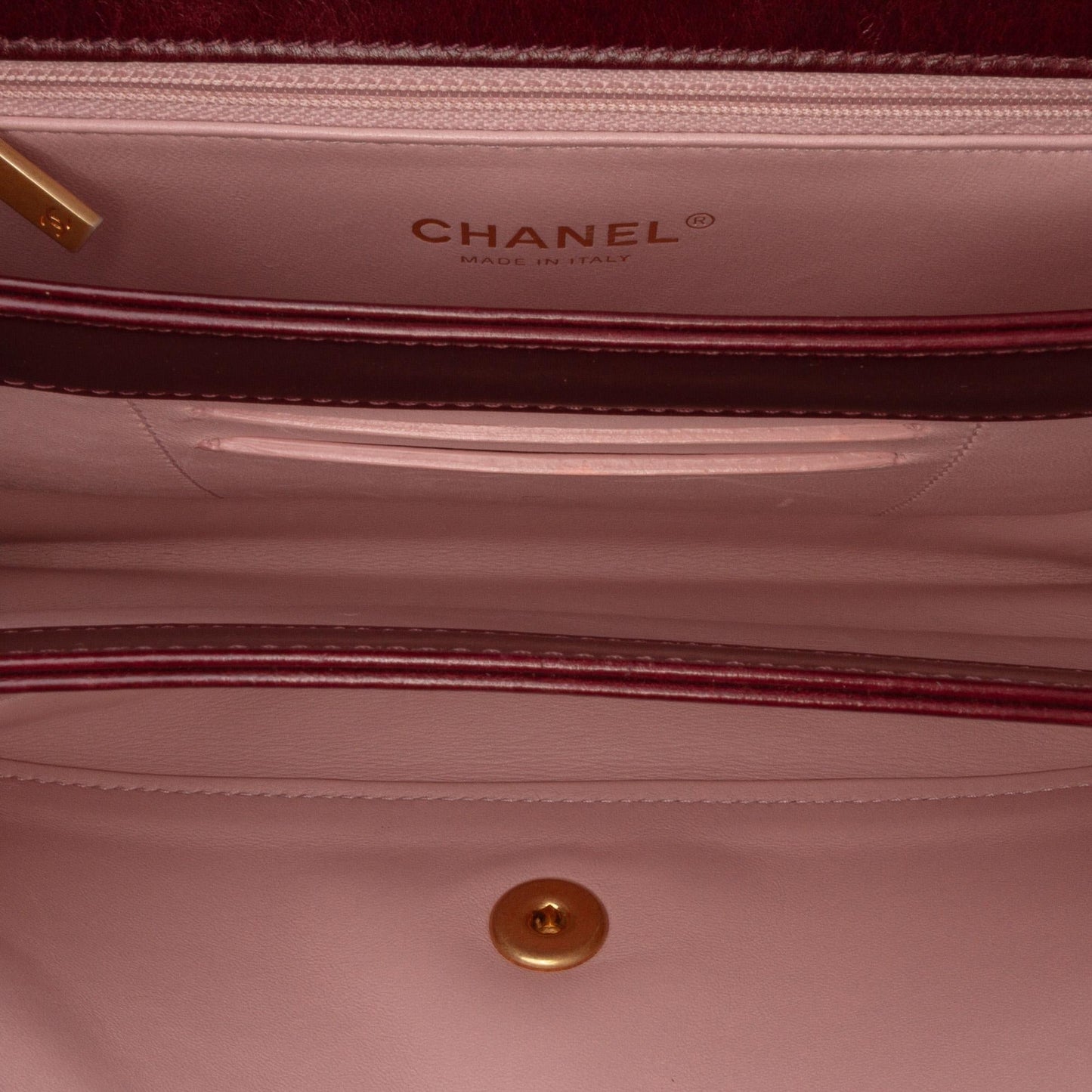 Chanel Gabrielle Calfskin Red Shoulder Bag