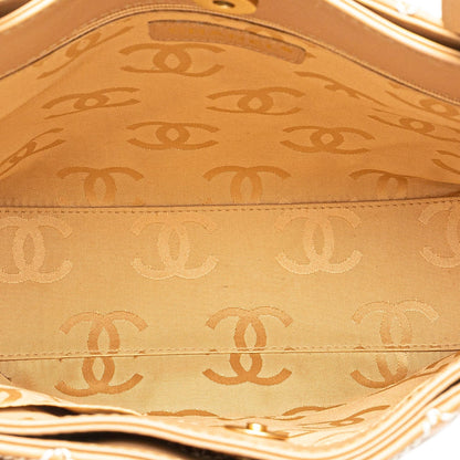 Chanel Small Cc Calfskin Wild Stitch Tote