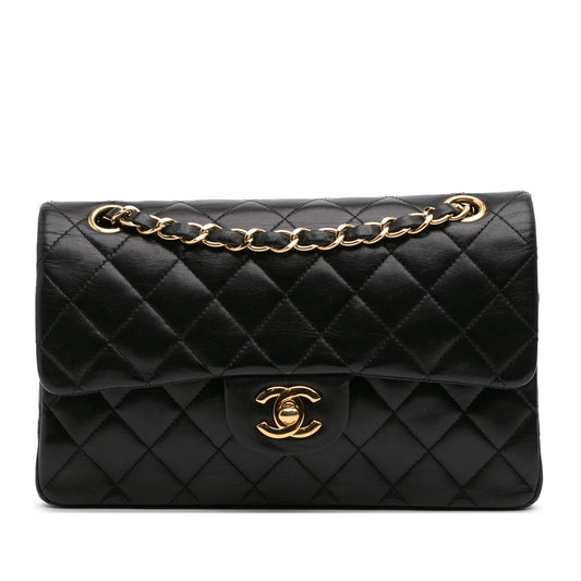 Chanel Gabrielle Lambskin Black Shoulder Bag Style 76