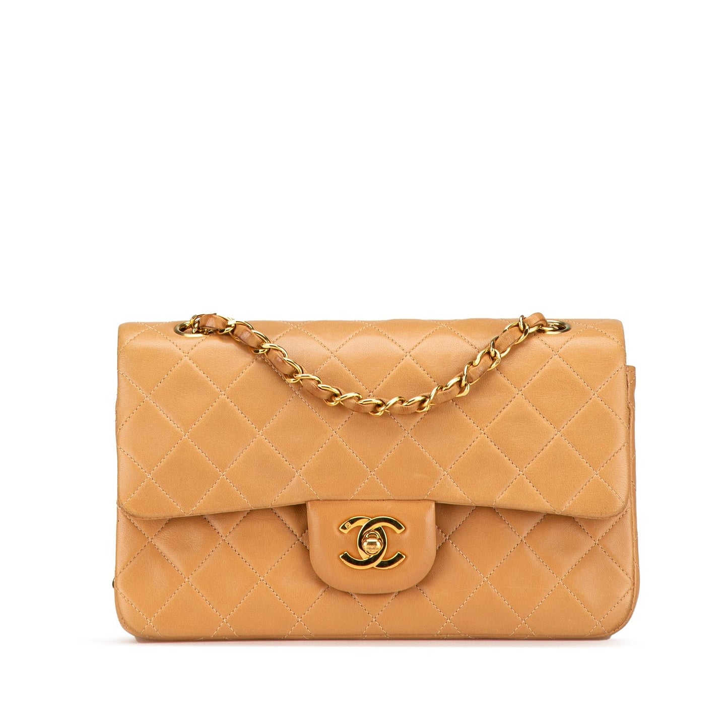 Chanel Gabrielle Lambskin Brown Shoulder Bag Style 10