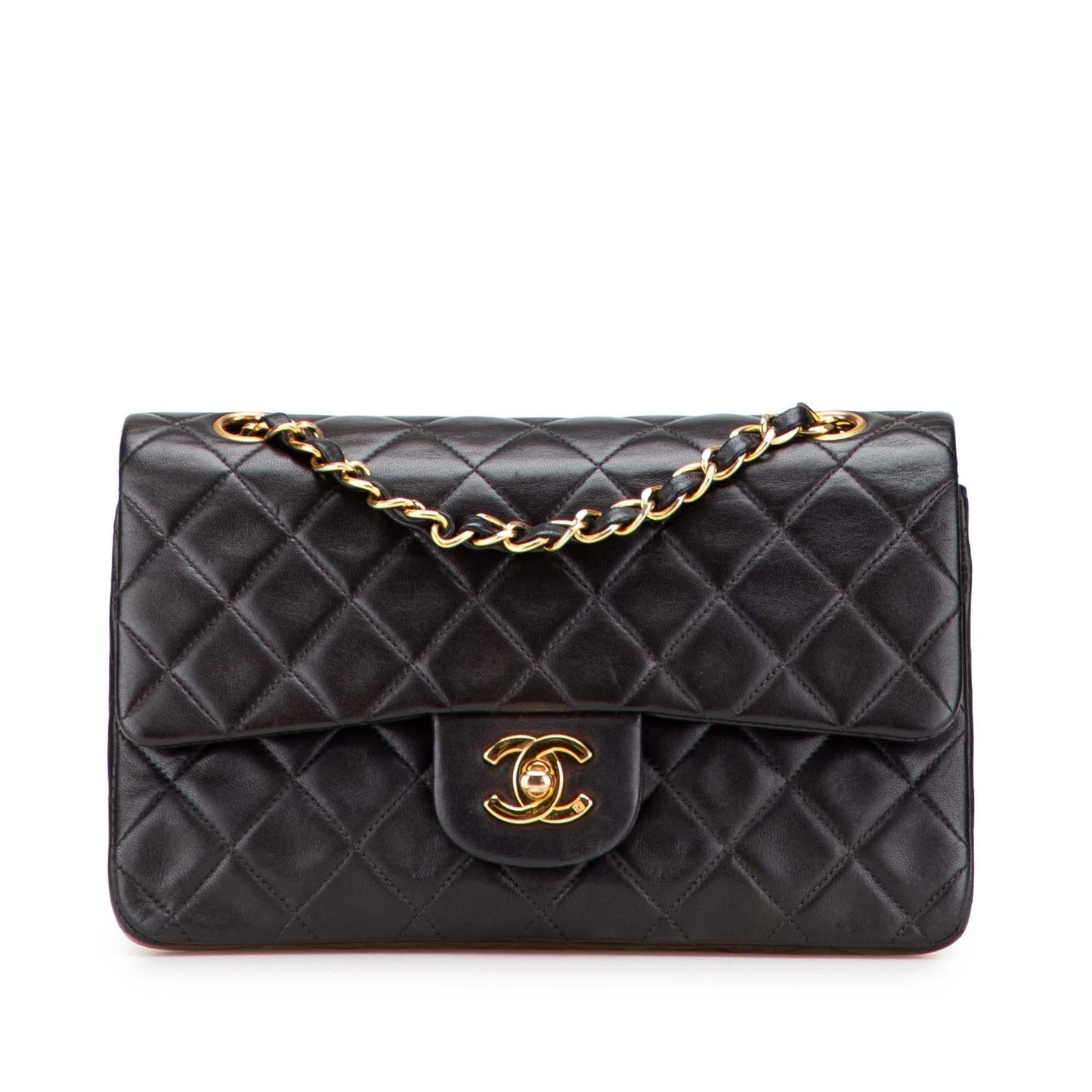 Chanel Gabrielle Lambskin Black Shoulder Bag Style 58