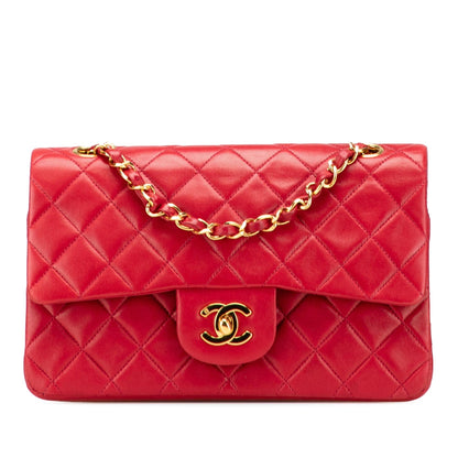 Chanel Gabrielle Lambskin Red Shoulder Bag Style 13