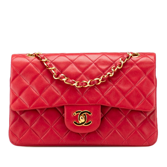 Chanel Gabrielle Lambskin Red Shoulder Bag Style 13