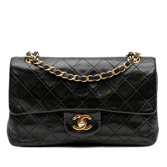Chanel Gabrielle Lambskin Black Shoulder Bag Style 30