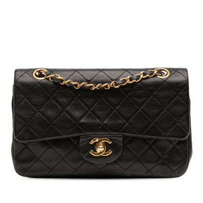 Chanel Gabrielle Lambskin Black Shoulder Bag Style 23