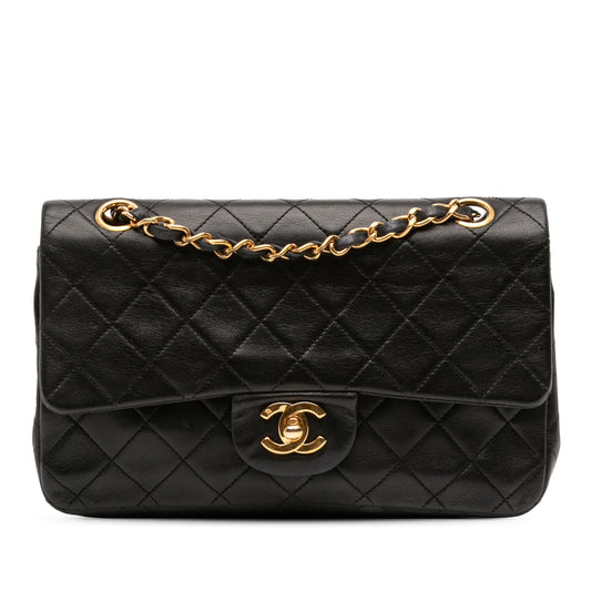 Chanel Gabrielle Lambskin Black Shoulder Bag Style 23