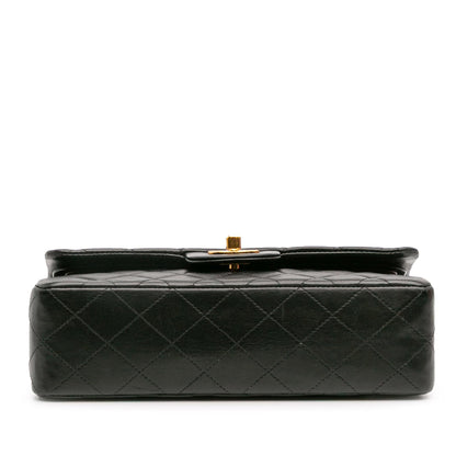 Chanel Gabrielle Lambskin Black Shoulder Bag Style 22