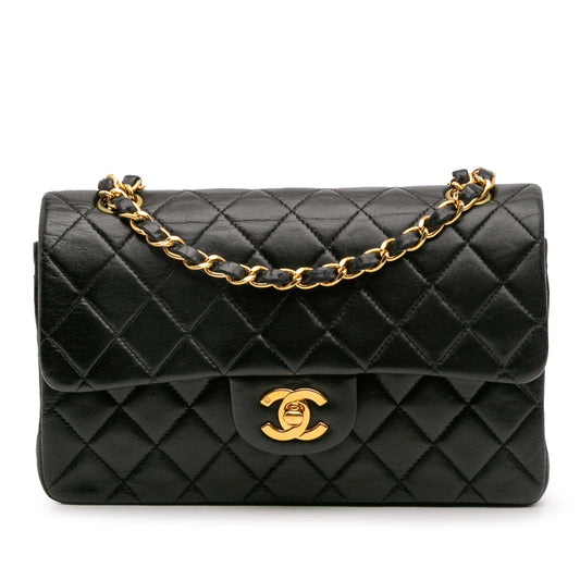 Chanel Gabrielle Lambskin Black Shoulder Bag Style 22