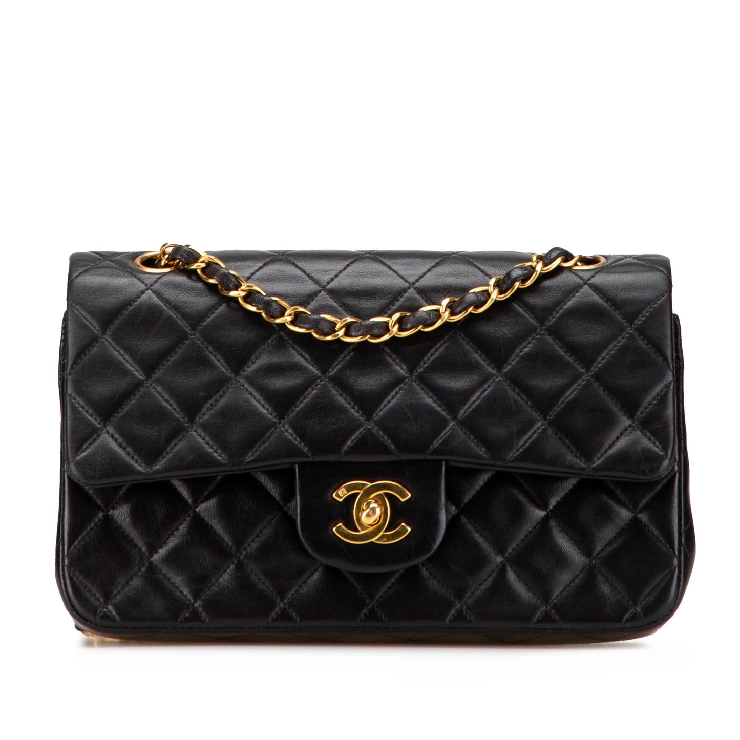 Chanel Gabrielle Lambskin Black Shoulder Bag Style 9