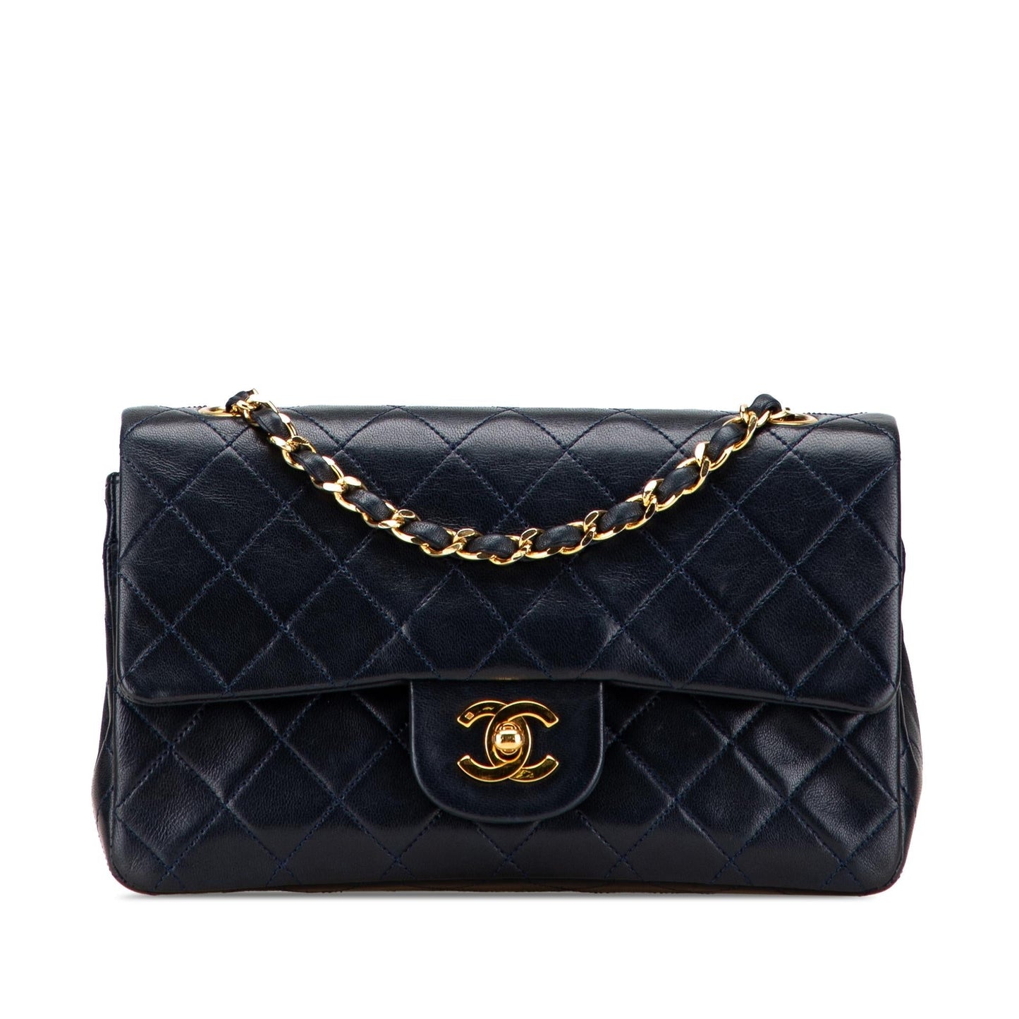 Chanel Gabrielle Lambskin Blue Shoulder Bag Style 2