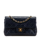 Chanel Gabrielle Lambskin Blue Shoulder Bag Style 2