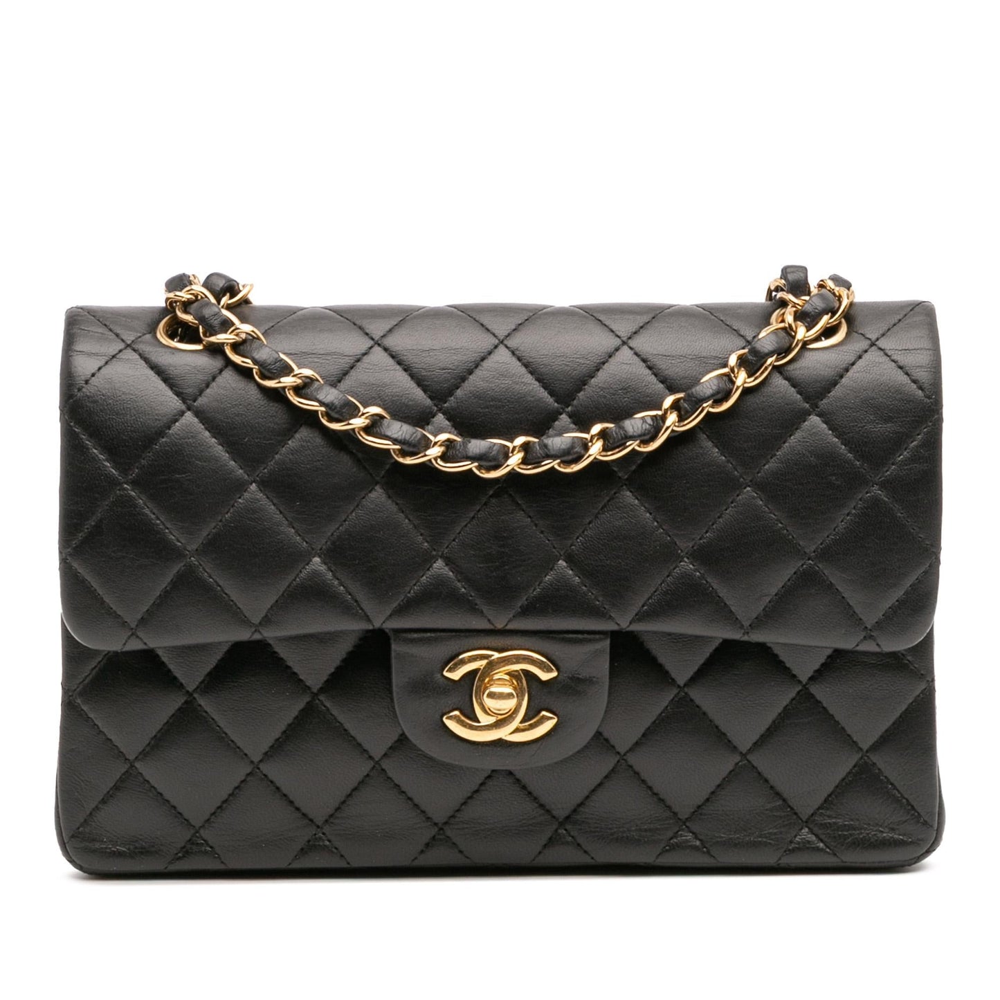 Chanel Gabrielle Lambskin Black Shoulder Bag Style 8