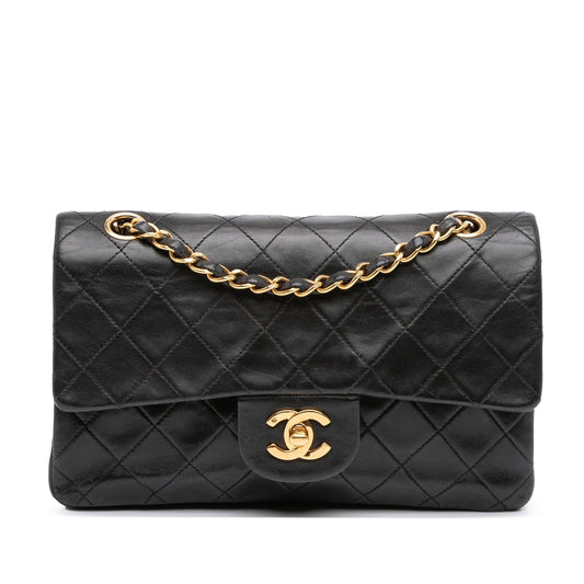 Chanel Gabrielle Lambskin Black Shoulder Bag Lambskin