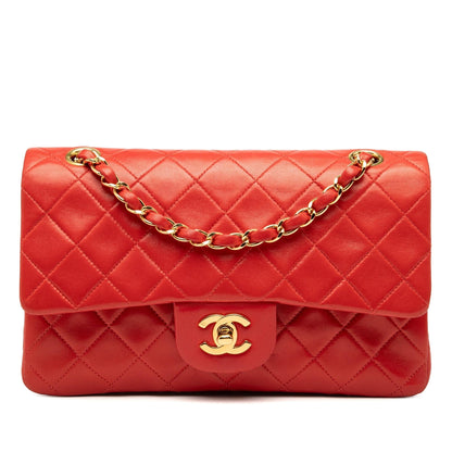 Chanel Gabrielle Lambskin Red Shoulder Bag