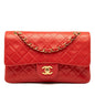 Chanel Gabrielle Lambskin Red Shoulder Bag