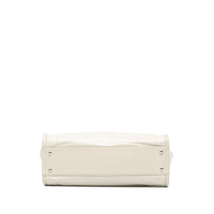 Chanel Small Glazed Calfskin Deauville Tote