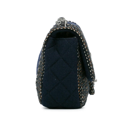 Chanel Gabrielle Tweed Blue Shoulder Bag Style 3