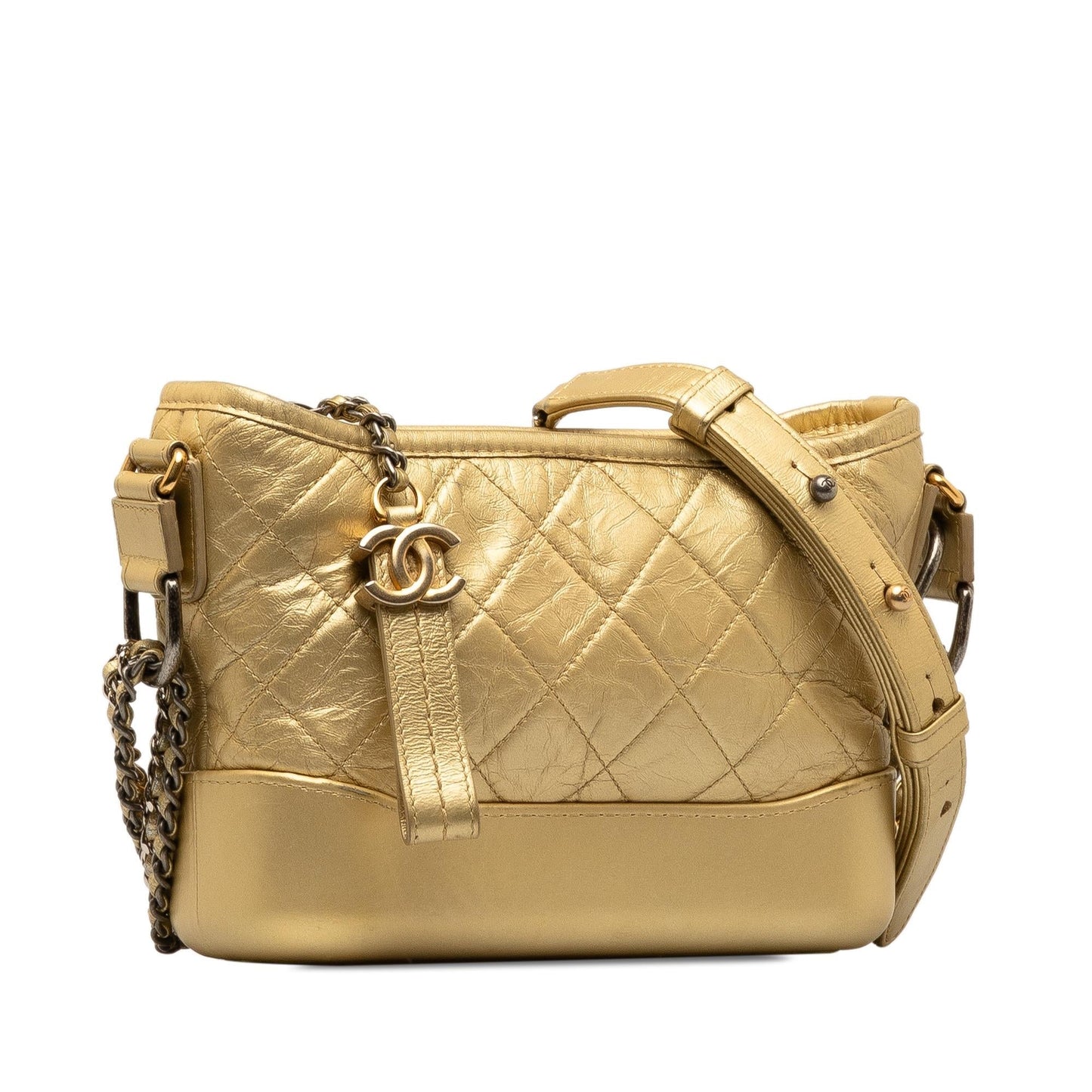 Chanel Gabrielle Lambskin Gold Crossbody