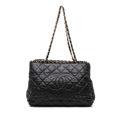 Chanel Small Quilted Calfskin Chain Me Tote