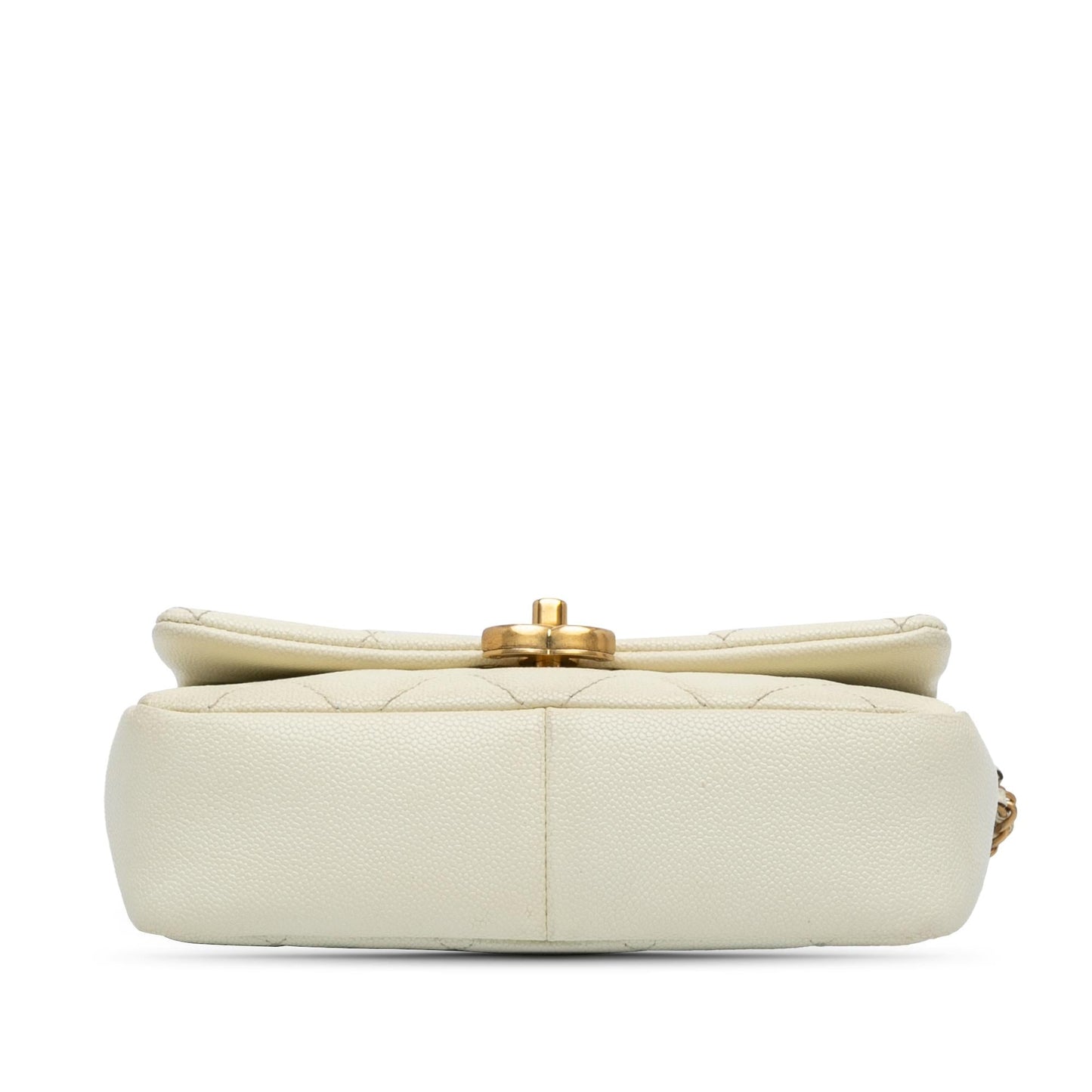 Chanel Gabrielle Caviar White Shoulder Bag Style 6