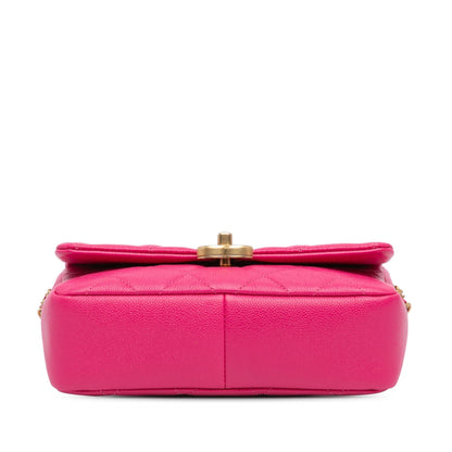 Chanel Gabrielle Caviar Pink Shoulder Bag Style 2