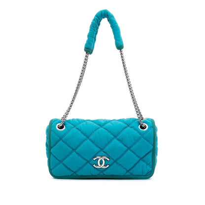 Chanel Small Quilted Nylon Bubble Flap