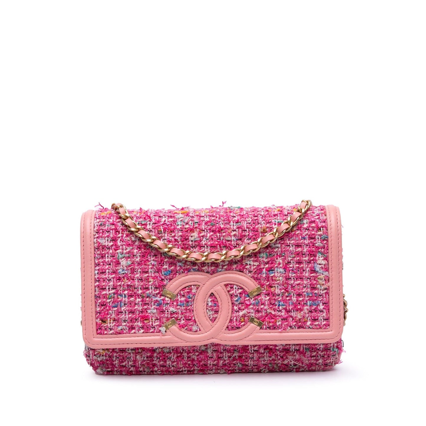 Chanel Small Tweed Cc Filigree Flap