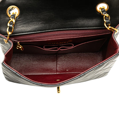 Chanel Gabrielle Lambskin Black Shoulder Bag Style 44