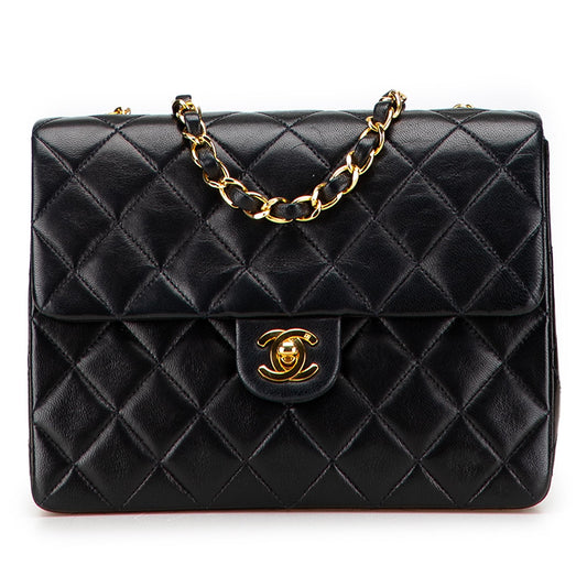 Chanel Gabrielle Lambskin Black Shoulder Bag Style 44