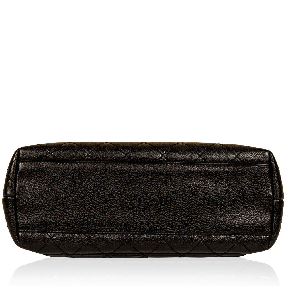 Chanel Kelly Caviar Black Shoulder Bag