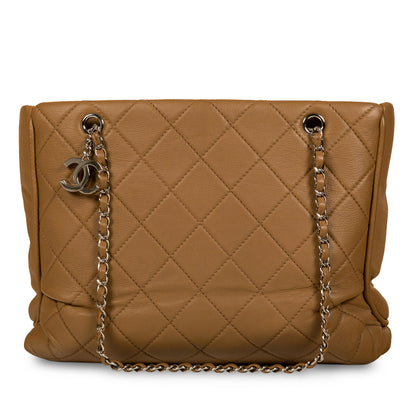 Chanel Timeless Lambskin Silver Tote Bag Lambskin