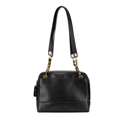 Chanel Triple Cc Caviar Shoulder Bag