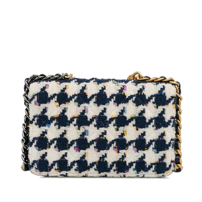 Chanel Gabrielle Tweed White Crossbody
